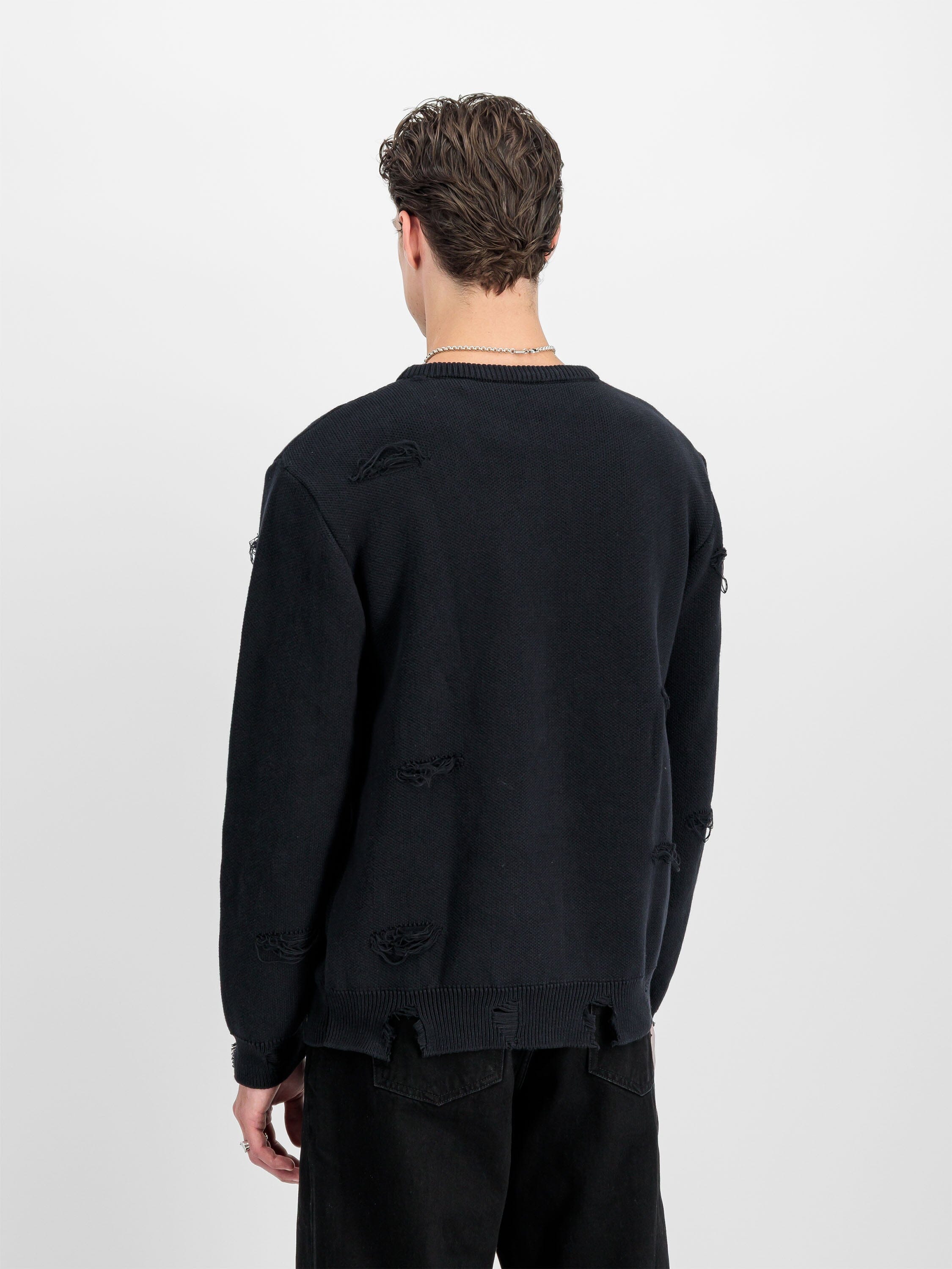 DISTRESSED LOGO PULLOVER SWEATS Alpha Industries 