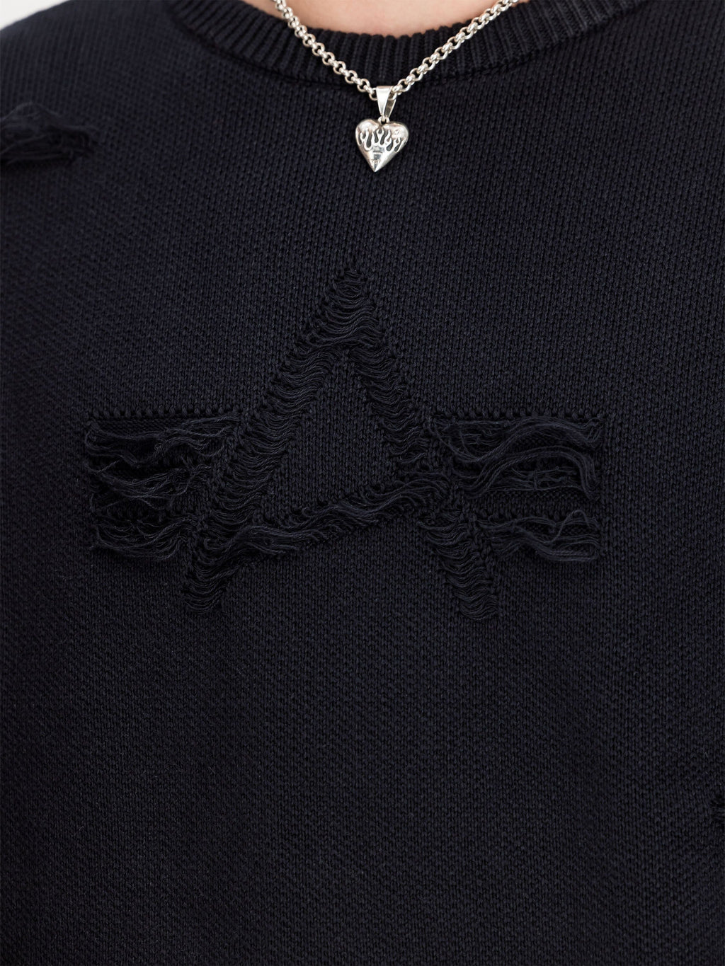 DISTRESSED LOGO PULLOVER SWEATS Alpha Industries 