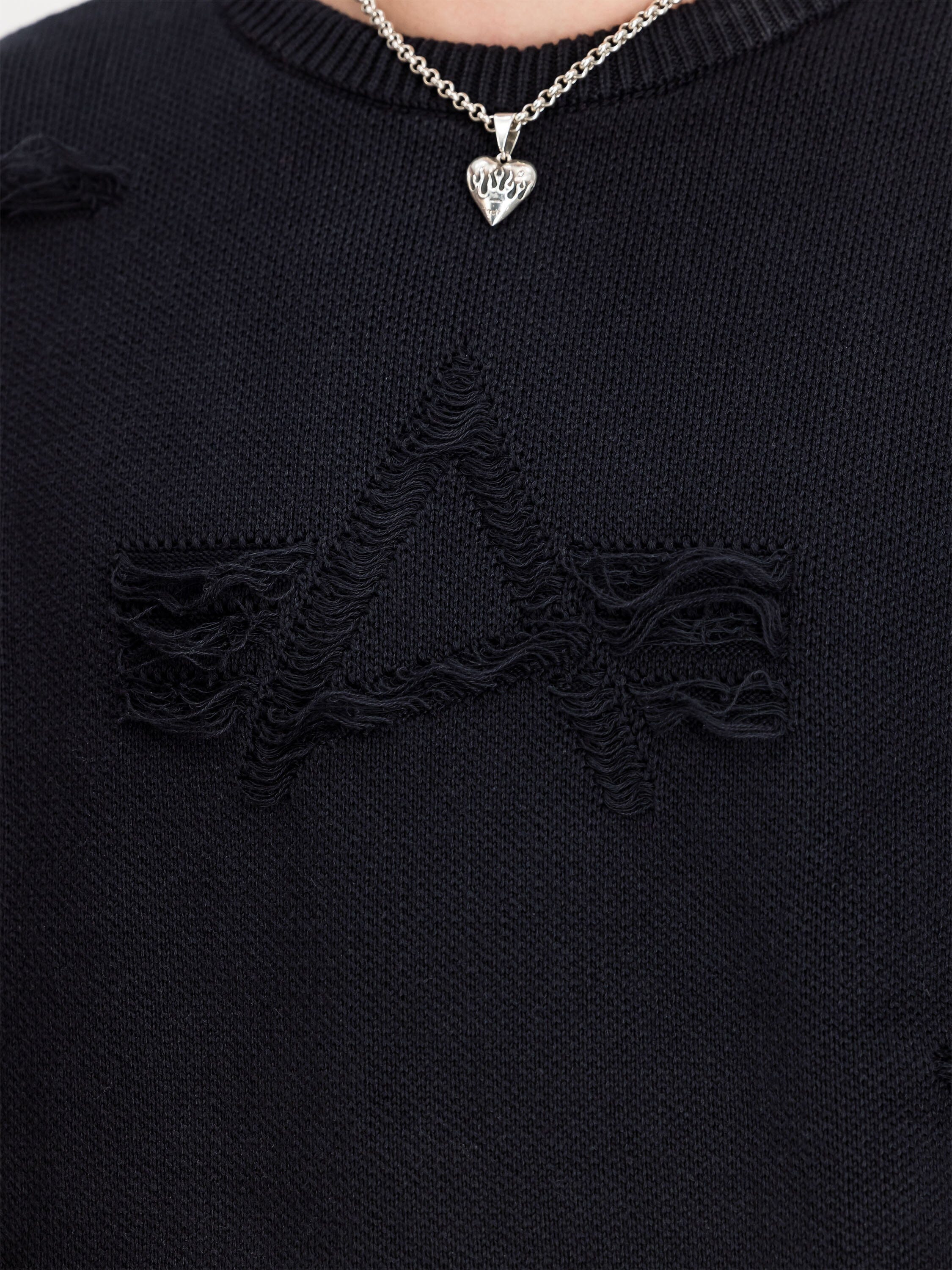 DISTRESSED LOGO PULLOVER SWEATS Alpha Industries 