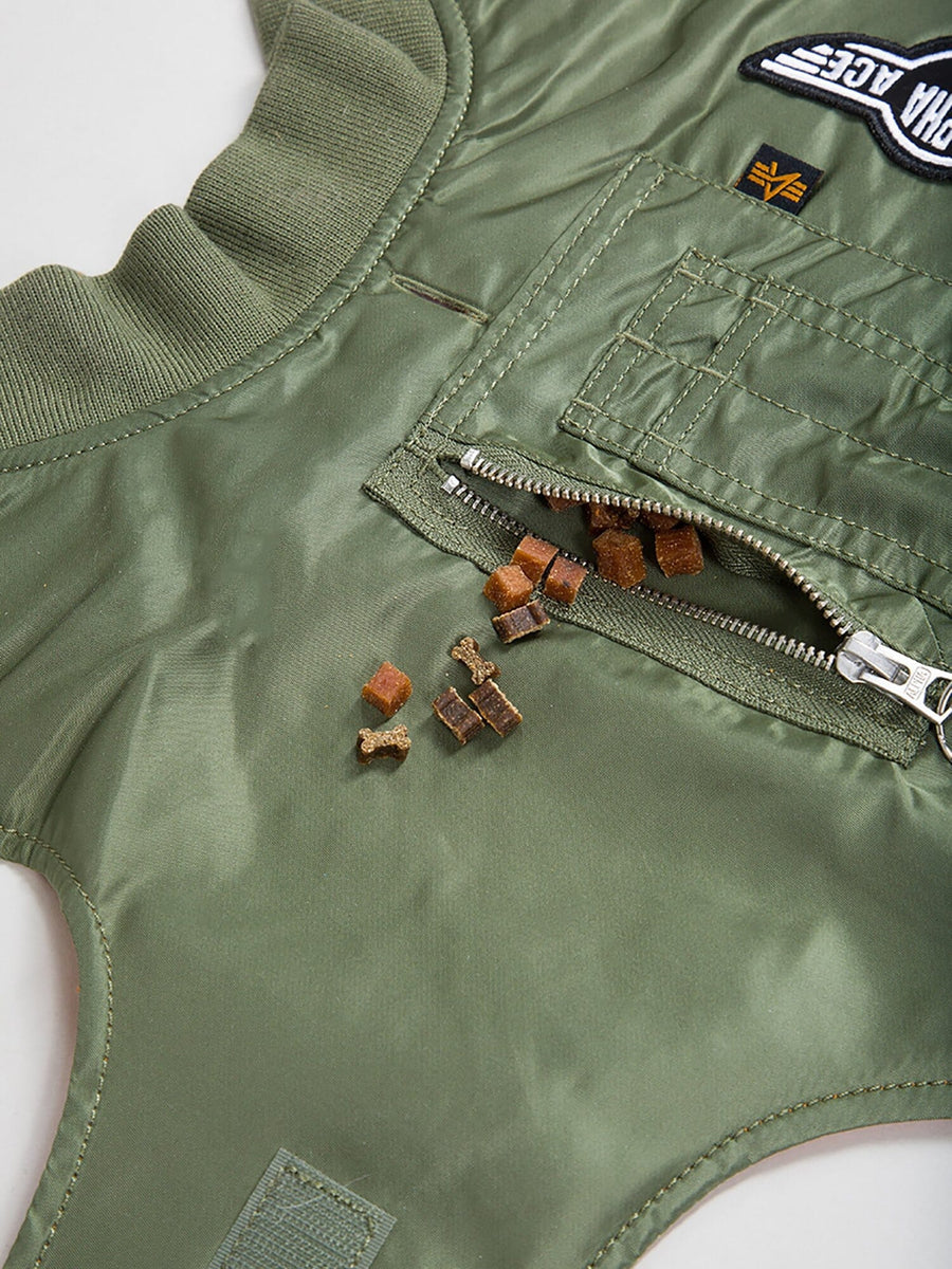 DOG MA-1 NYLON FLIGHT JACKET OUTERWEAR Alpha Industries 