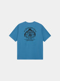 DOWNTOWN DELI TEE TOP Alpha Industries ELEMENTAL BLUE XS 