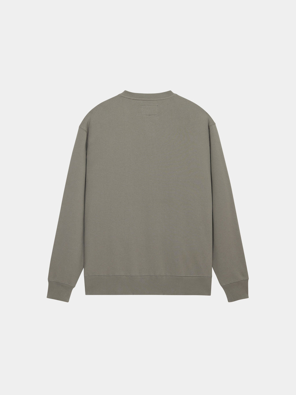 Alpha Industries Essential Crewneck, olive-green sweater with long sleeves.