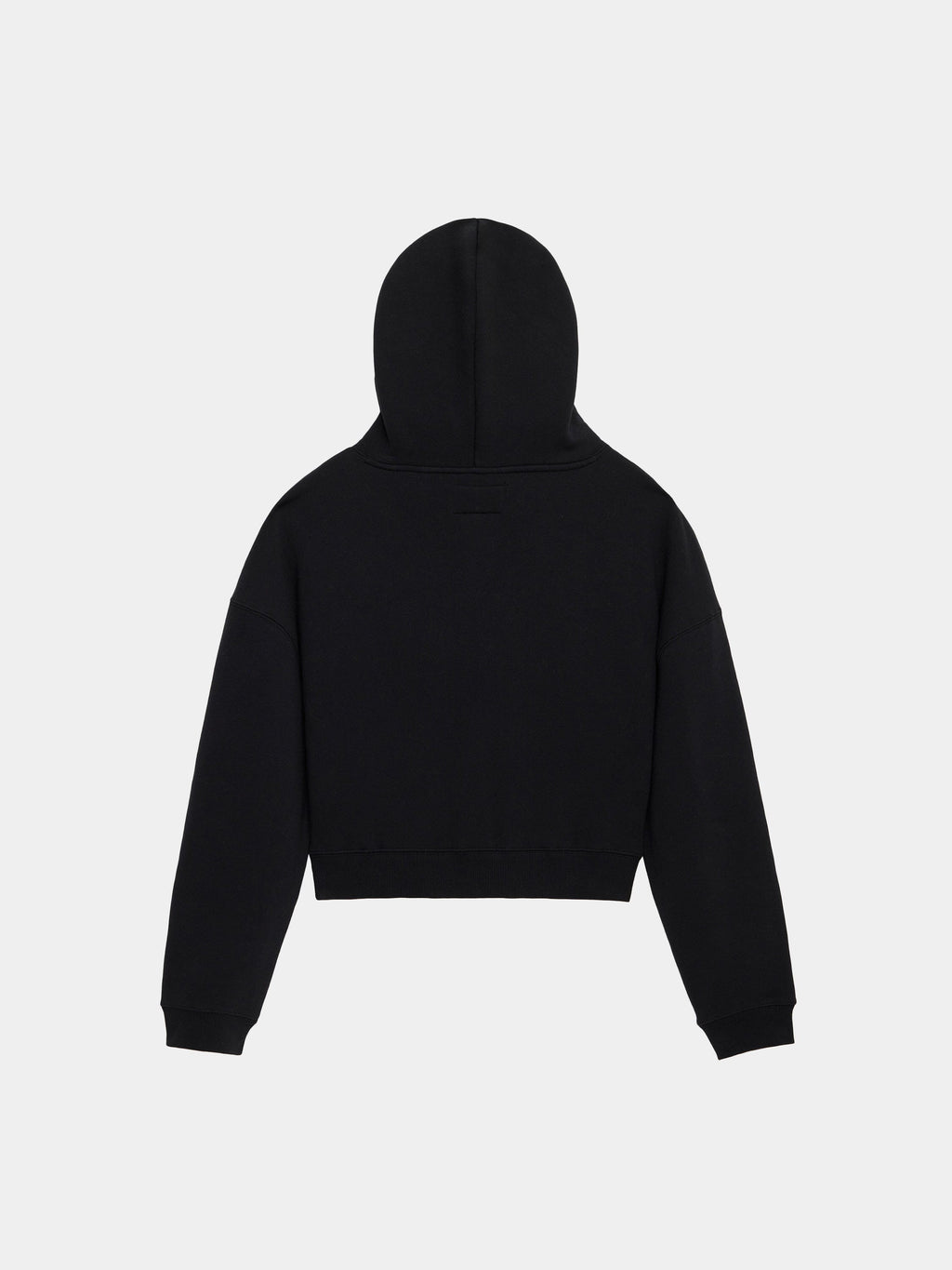 Alpha Industries Essential Cropped Hoodie Womens with long sleeves and relaxed fit.