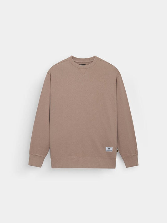 ESSENTIAL FRENCH TERRY CREWNECK GEN II TOP Alpha Industries ATLAS KHAKI XXS 