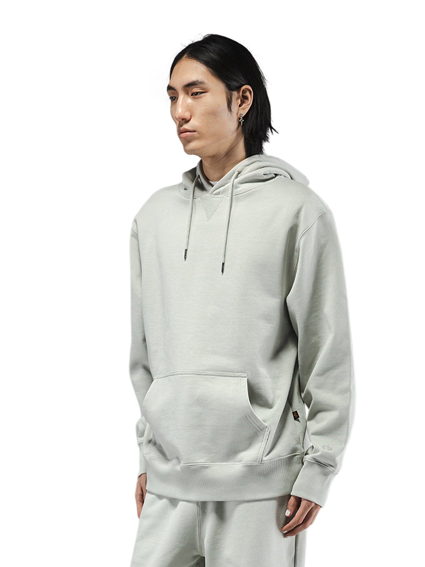 Alpha Industries Essential French Terry Hoodie Gen Ii and Matching Pants in Cotton with Front Pocket.