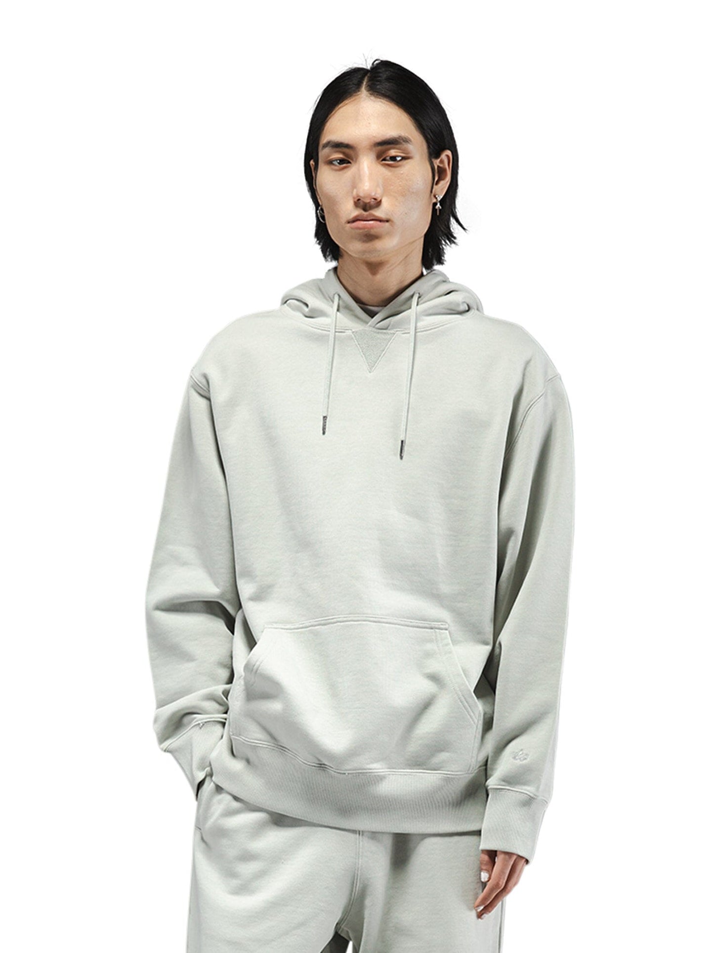 Alpha Industries Essential French Terry Hoodie Gen Ii and Sweatpants, French terry cotton, unisex logo.