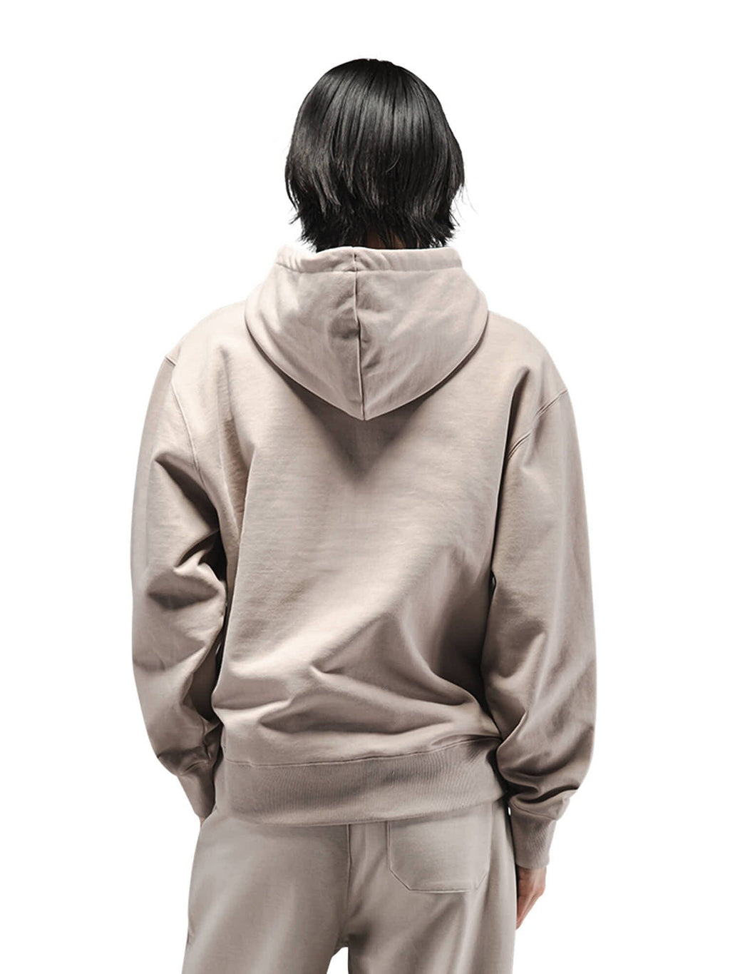 Alpha Industries Essential French Terry Hoodie Gen Ii, Beige, Drawstring Hood, Ribbed Cuffs And Hem.