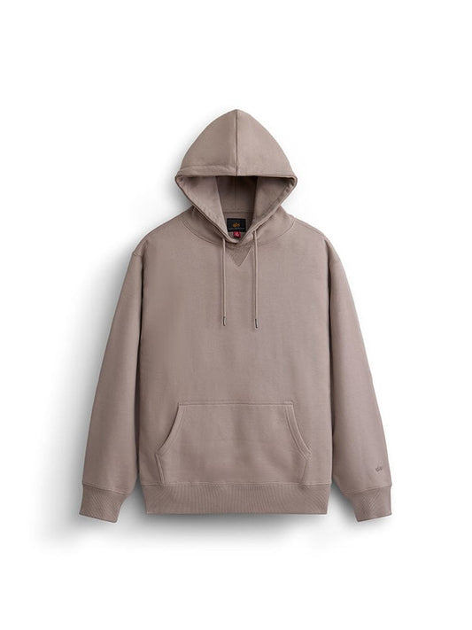 Alpha Industries Essential French Terry Hoodie Gen II, Atlas Khaki, French terry cotton, front pocket, drawstring hood.