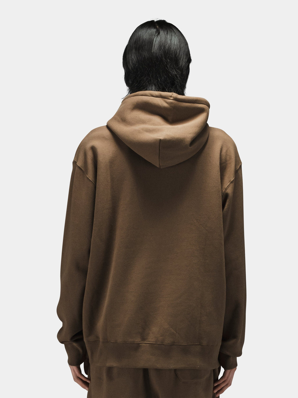 Alpha Industries Essential Hoodie in brown.