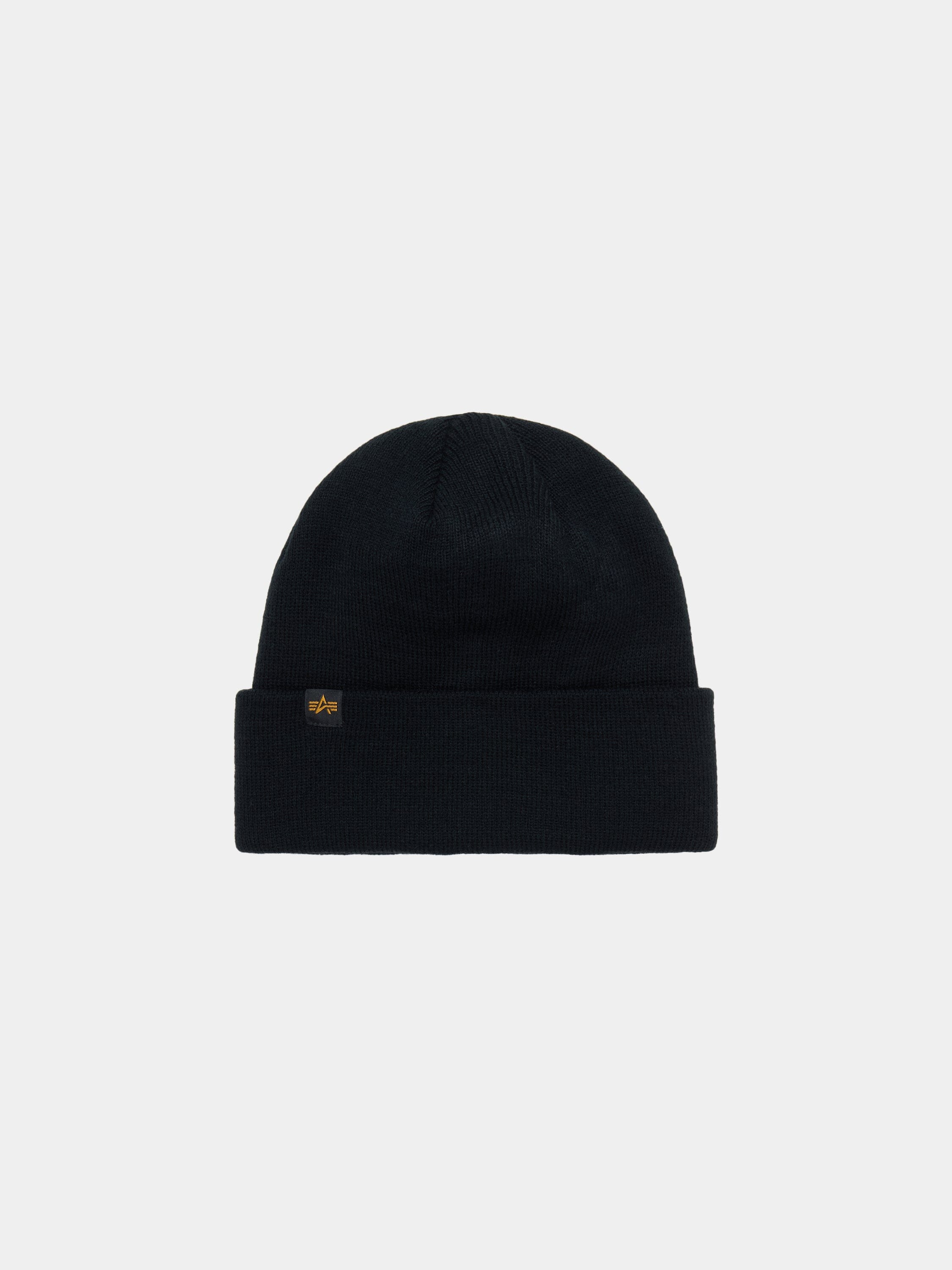 ESSENTIAL SHORT CUFF BEANIE ACCESSORY Alpha Industries BLACK O/S 