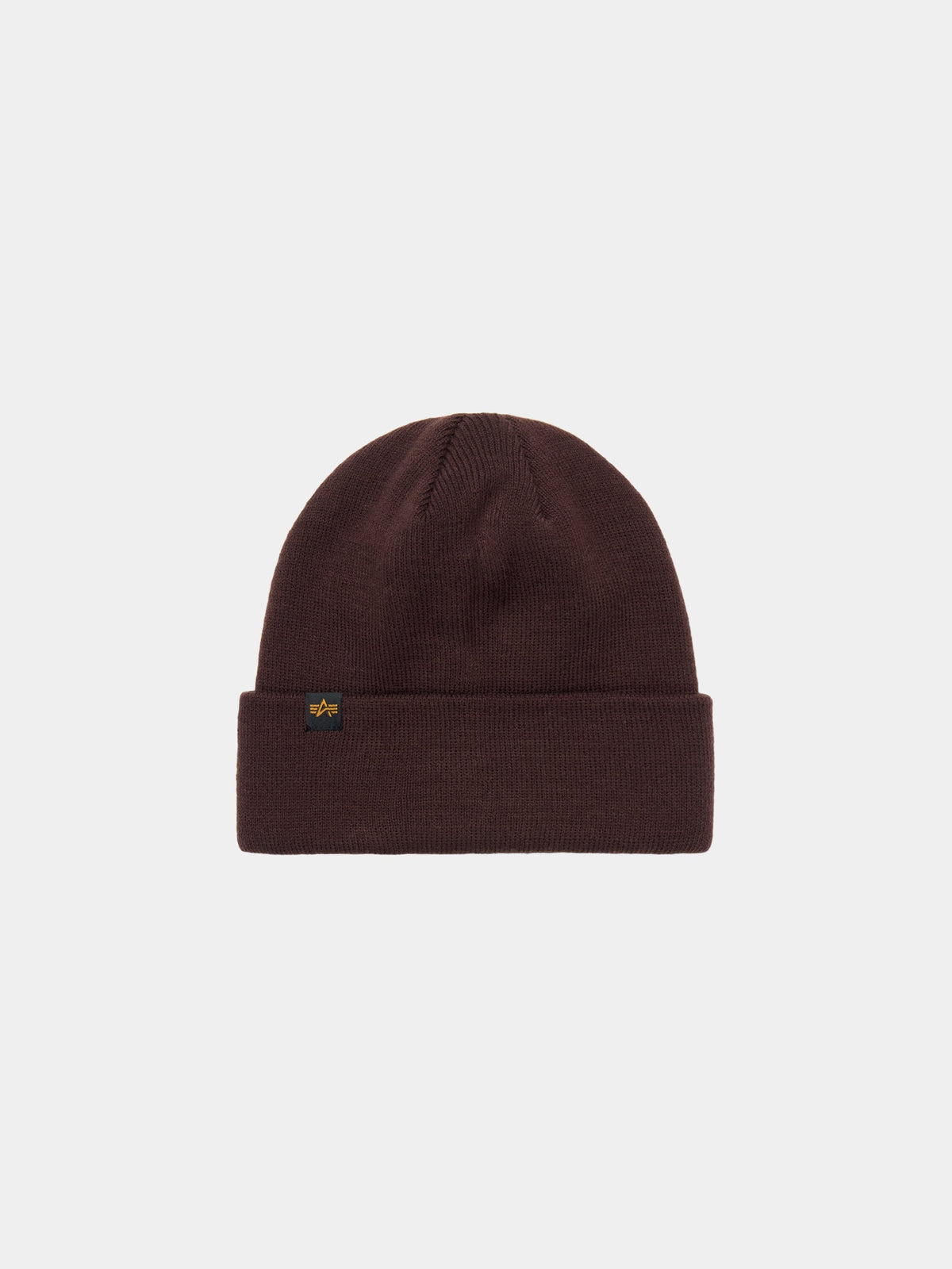 ESSENTIAL SHORT CUFF BEANIE ACCESSORY Alpha Industries COCOA O/S 