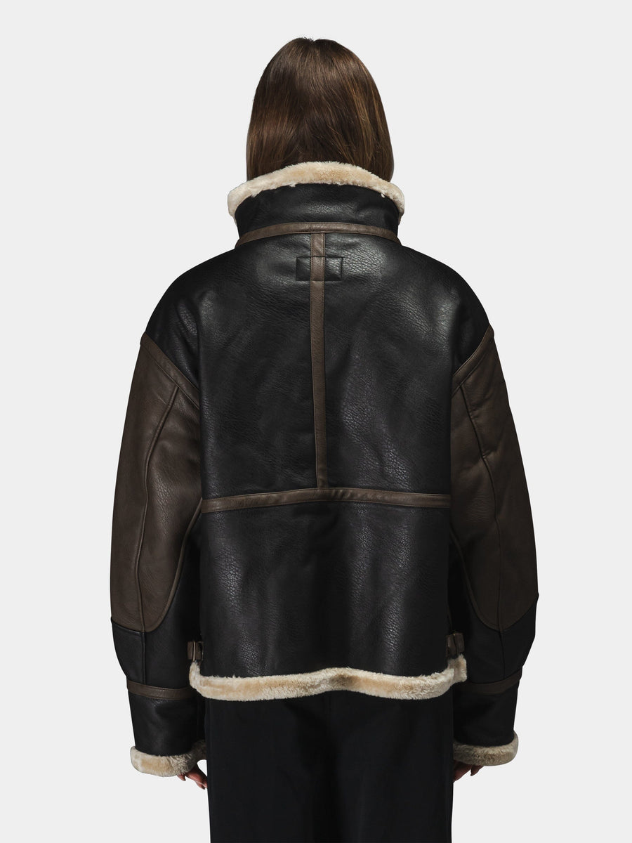 FAUX LEATHER B-3 MOD JACKET OUTERWEAR Alpha Industries 