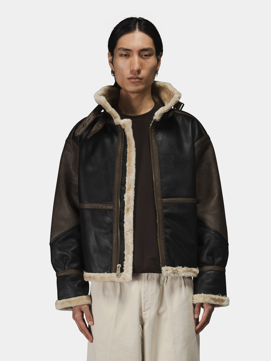 FAUX LEATHER B-3 MOD JACKET OUTERWEAR Alpha Industries 