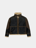 FAUX LEATHER B-3 MOD JACKET OUTERWEAR Alpha Industries ESPRESSO XS 