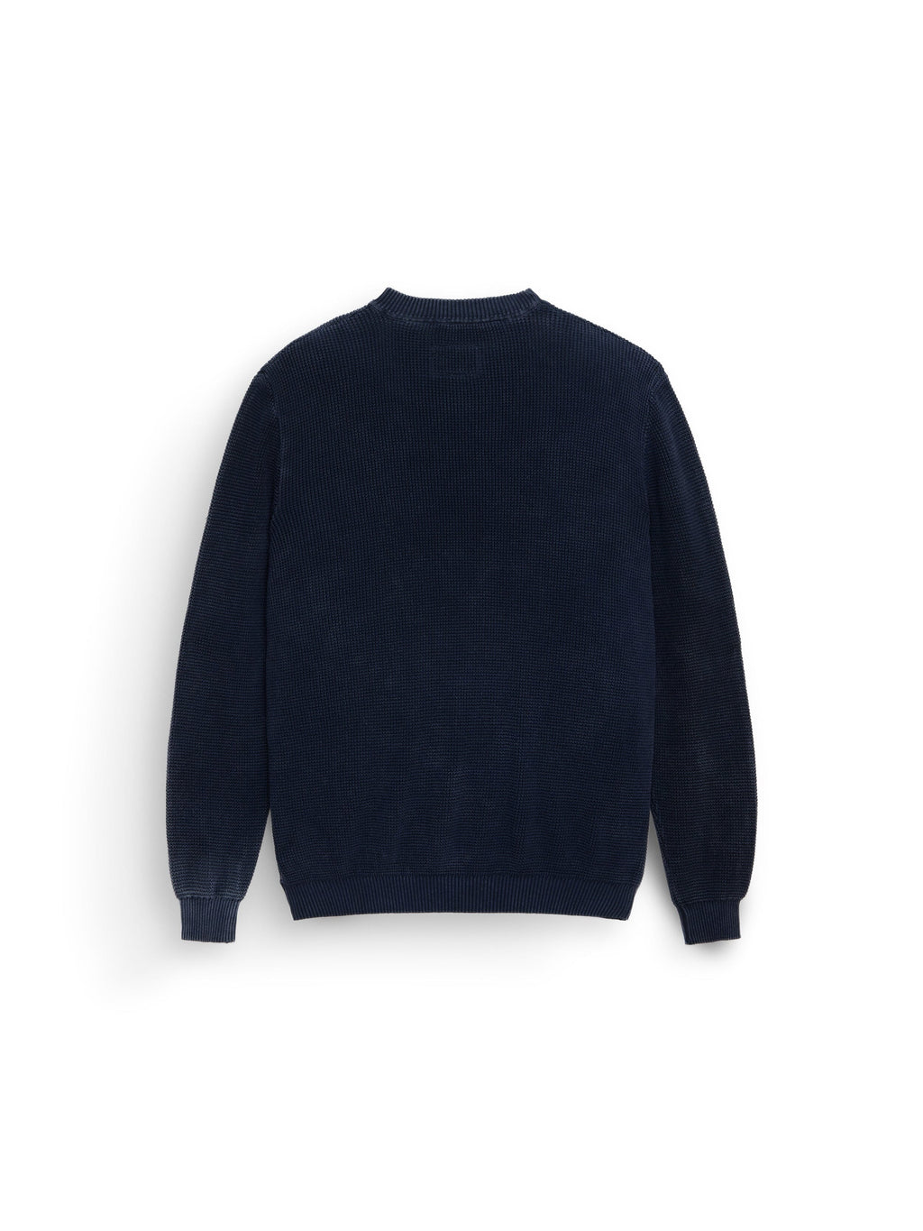Alpha Industries Flying A Sweater, navy blue corduroy, relaxed fit, long sleeves.