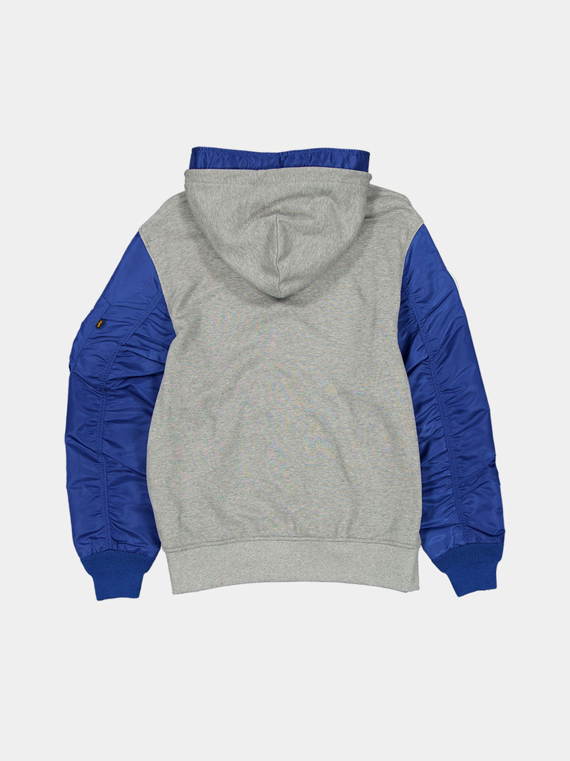 GOLDEN STATE WARRIORS X ALPHA X NEW ERA MA-1 ZIP UP HOODIE OUTERWEAR Alpha Industries 