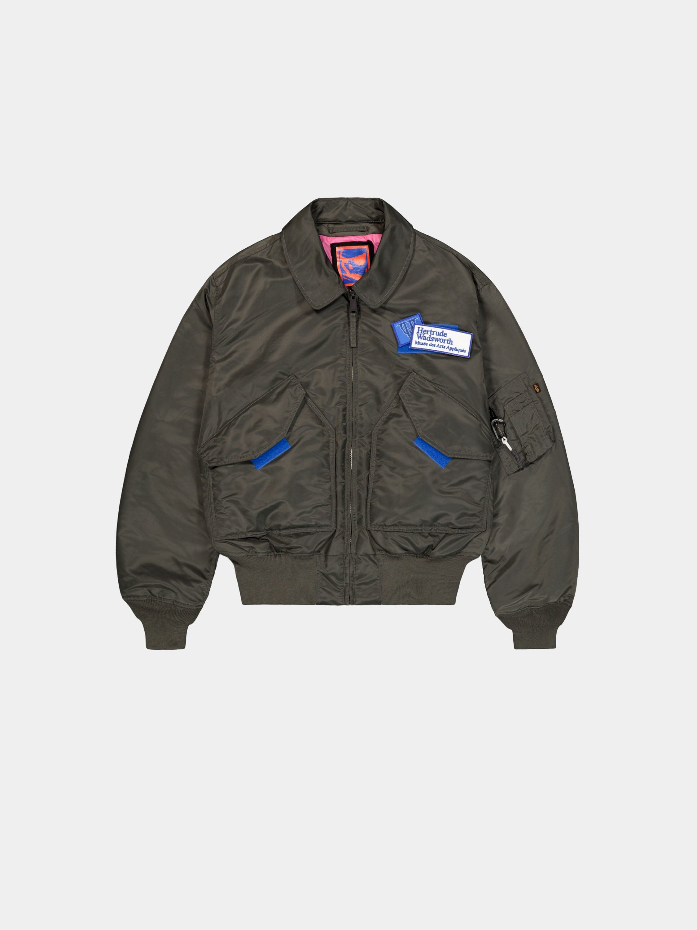 GR10K X ALPHA CWU 45/P FLIGHT JACKET FLIGHT Alpha Industries REPLICA GREY XS 