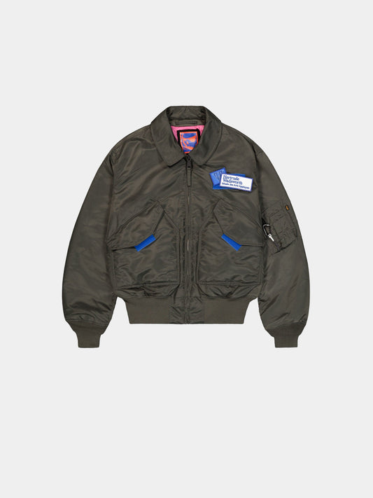 GR10K X ALPHA CWU 45/P FLIGHT JACKET FLIGHT Alpha Industries REPLICA GREY XS 