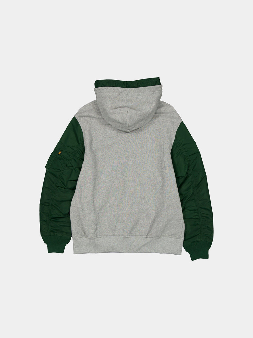 GREEN BAY PACKERS X ALPHA X NEW ERA MA-1 ZIP UP HOODIE OUTERWEAR Alpha Industries 