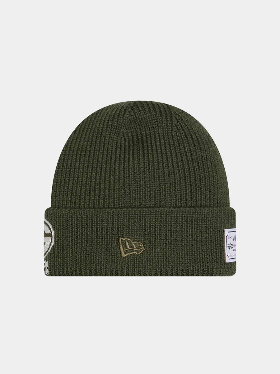 GREEN BAY PACKERS X ALPHA X NEW ERA SHORT CUFF BEANIE ACCESSORY Alpha Industries 
