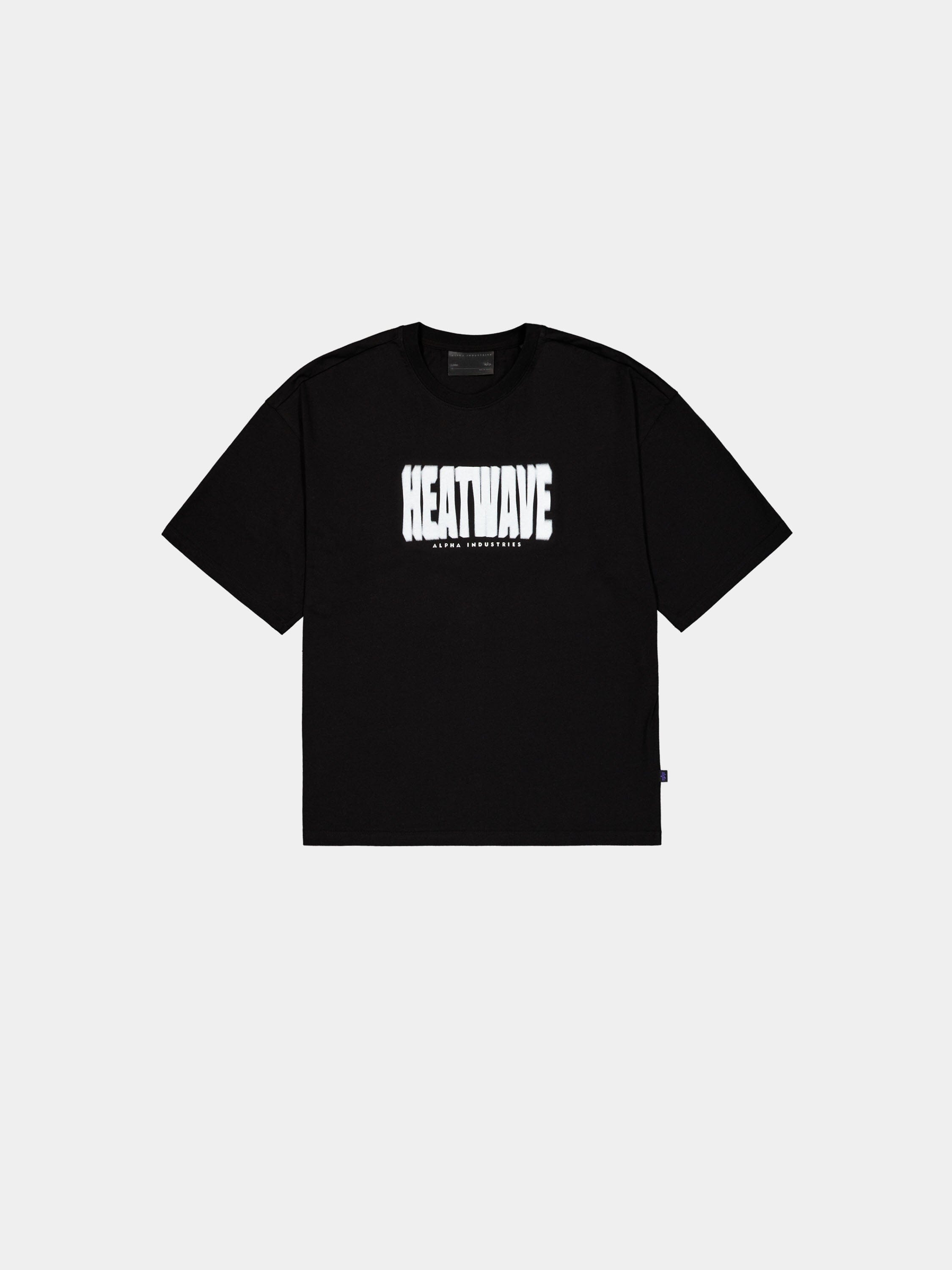 HEATWAVE T-SHIRT T-SHIRT Alpha Industries BLACK XS 
