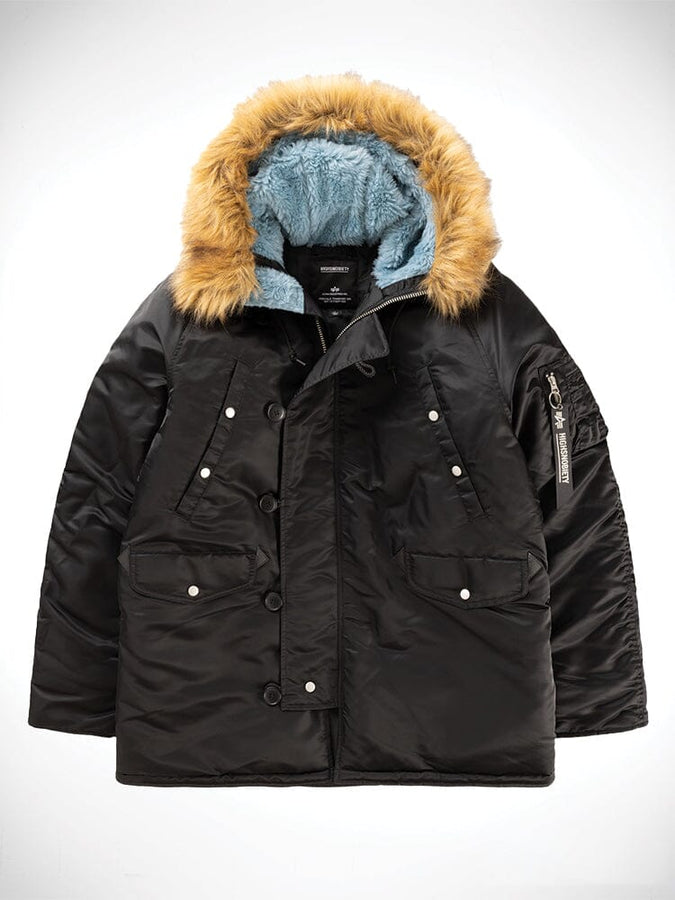 HIGHSNOBIETY X ALPHA N-3B PARKA OUTERWEAR Alpha Industries BLACK XS 
