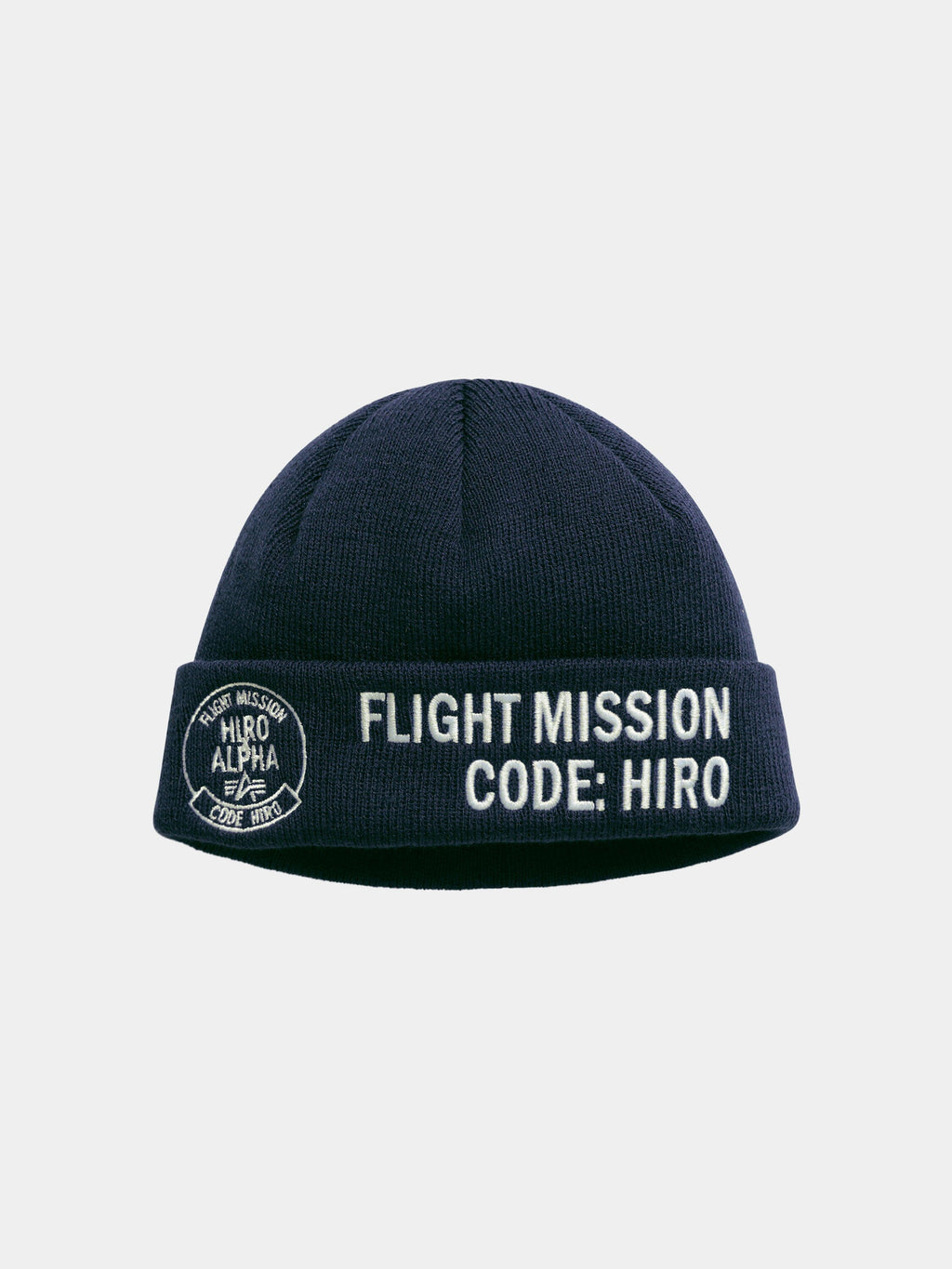 Hiro x Alpha YOUTH BEANIE - Navy 1