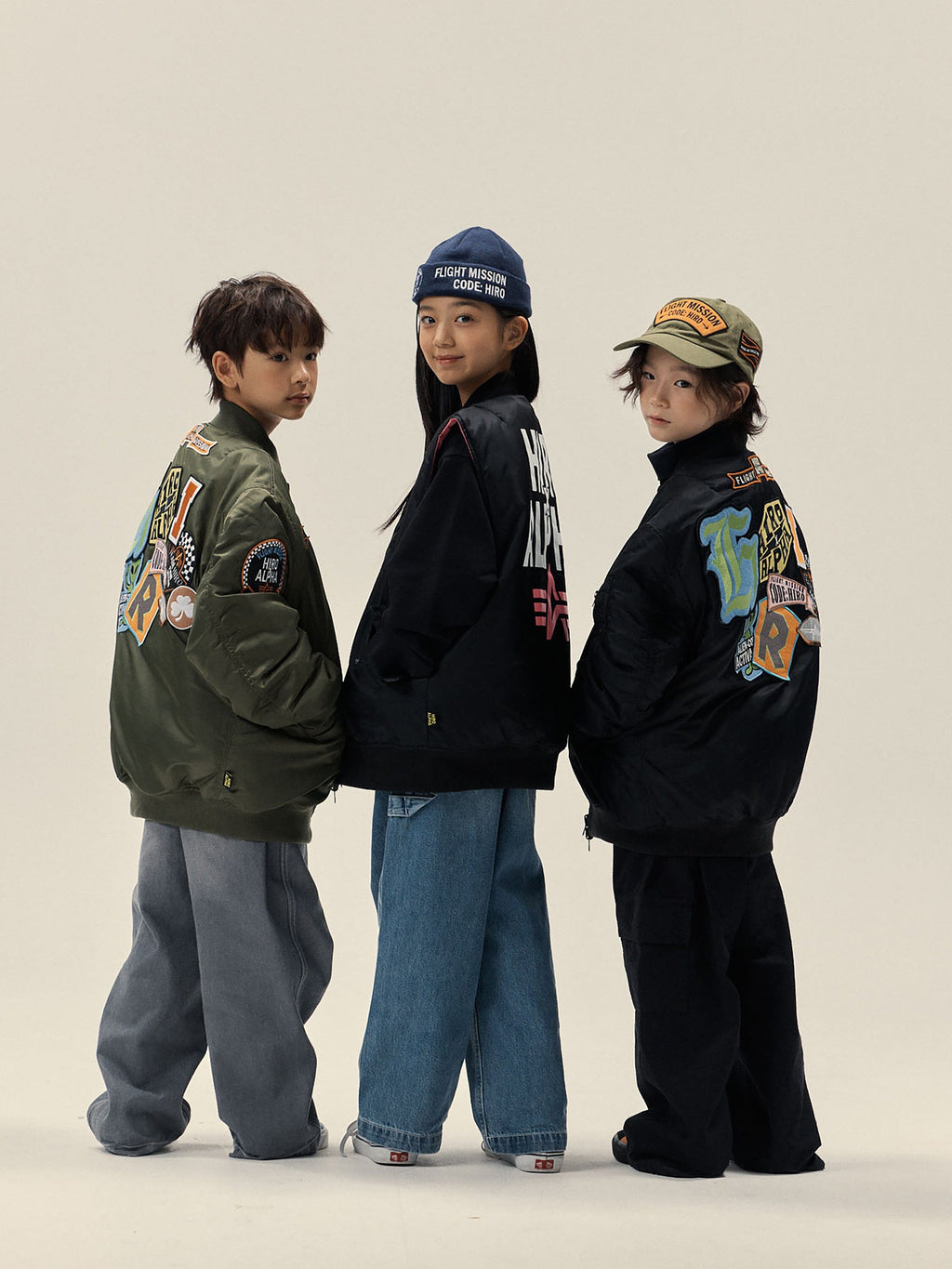 HIRO X ALPHA YOUTH MA-1 FLIGHT Alpha Industries 