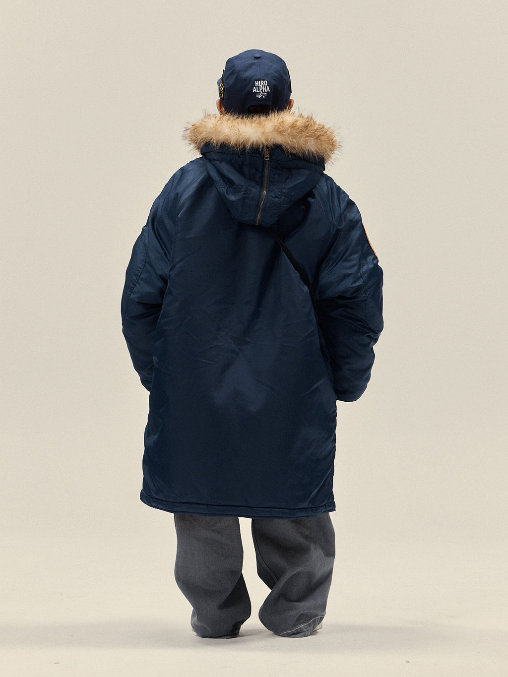 Hiro x Alpha YOUTH N-3B - Navy model
