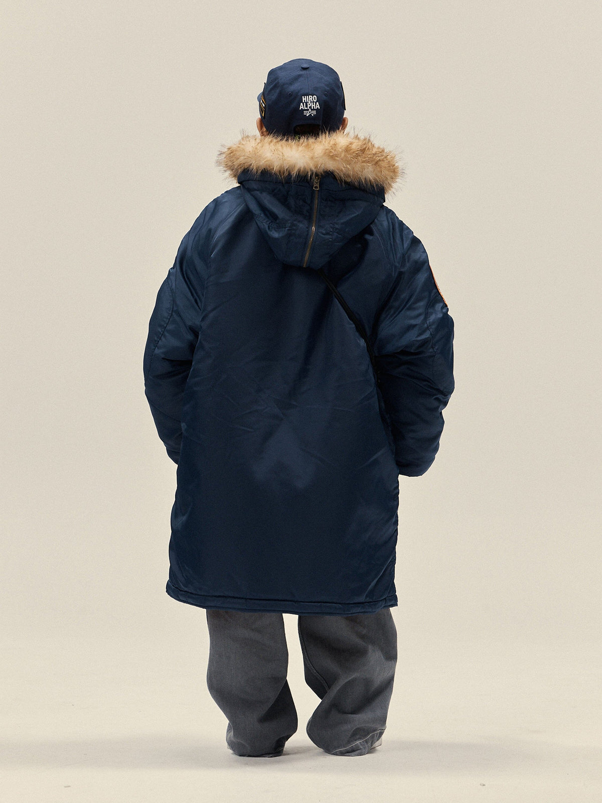 Hiro x Alpha YOUTH N-3B - Navy model