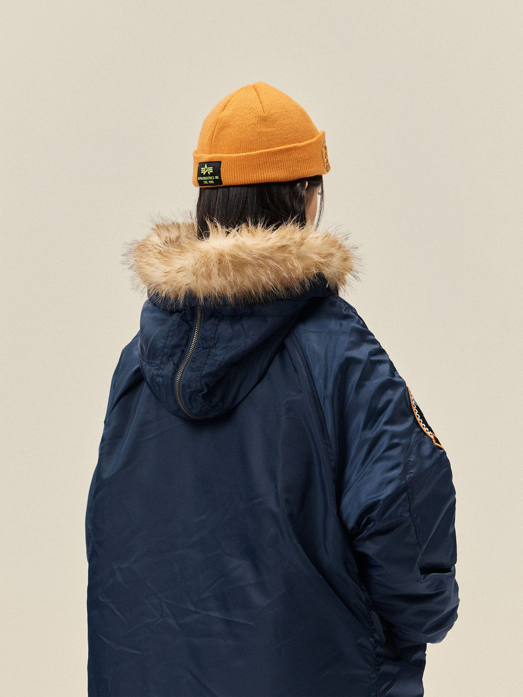 Hiro x Alpha YOUTH N-3B - Navy model