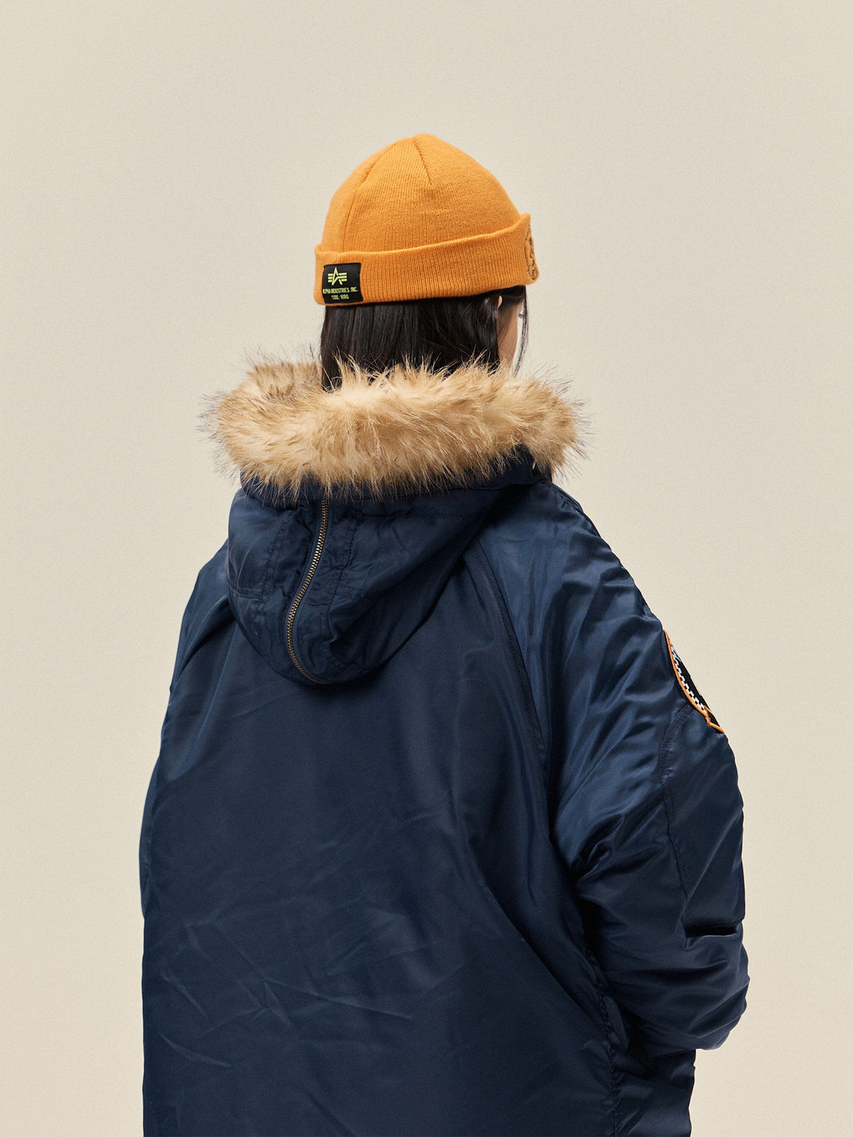 Hiro x Alpha YOUTH N-3B - Navy model