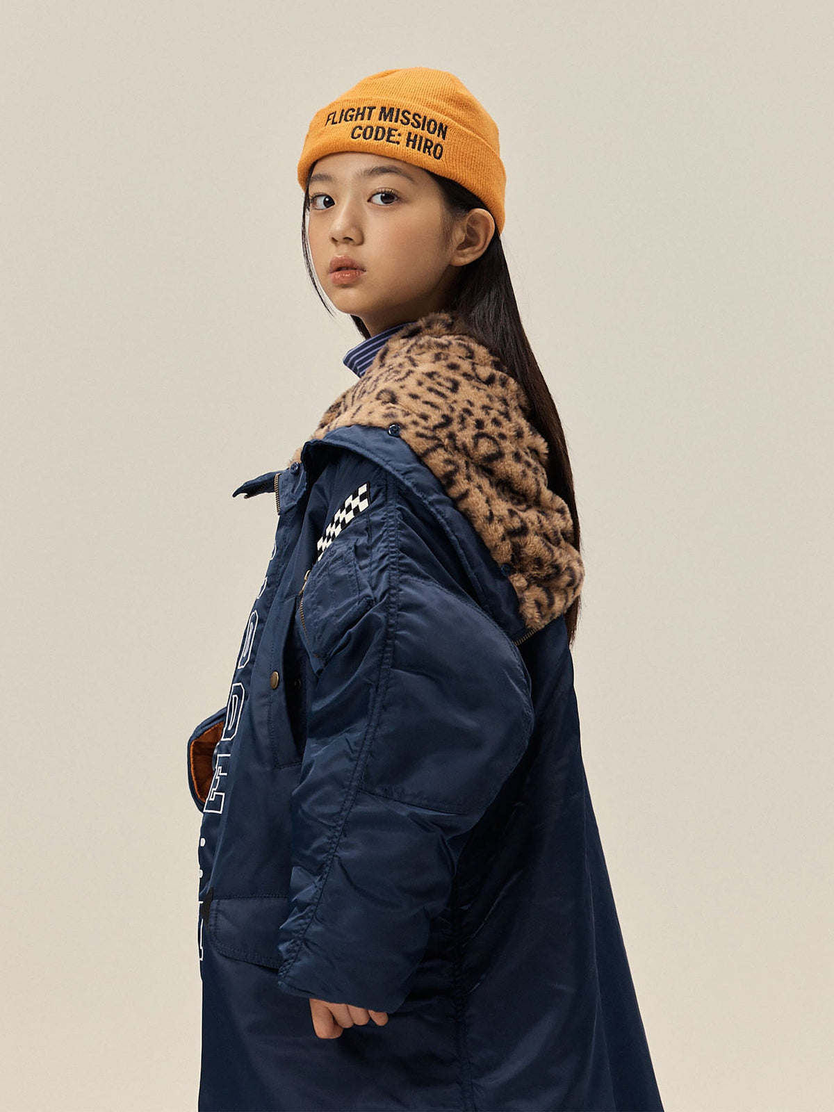 Hiro x Alpha YOUTH N-3B - Navy model