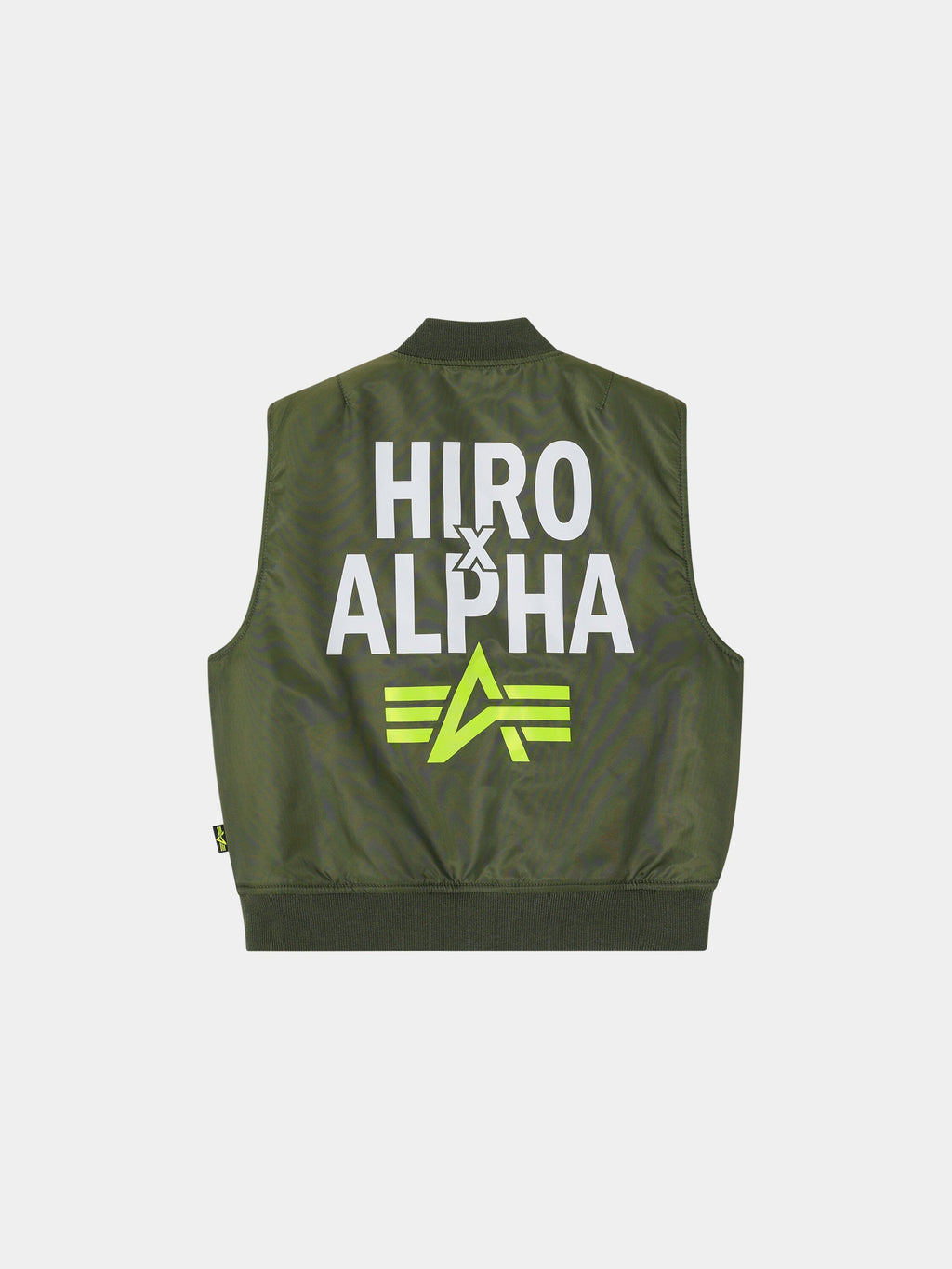 Hiro x Alpha YOUTH REVERSIBLE VEST - Khaki 5