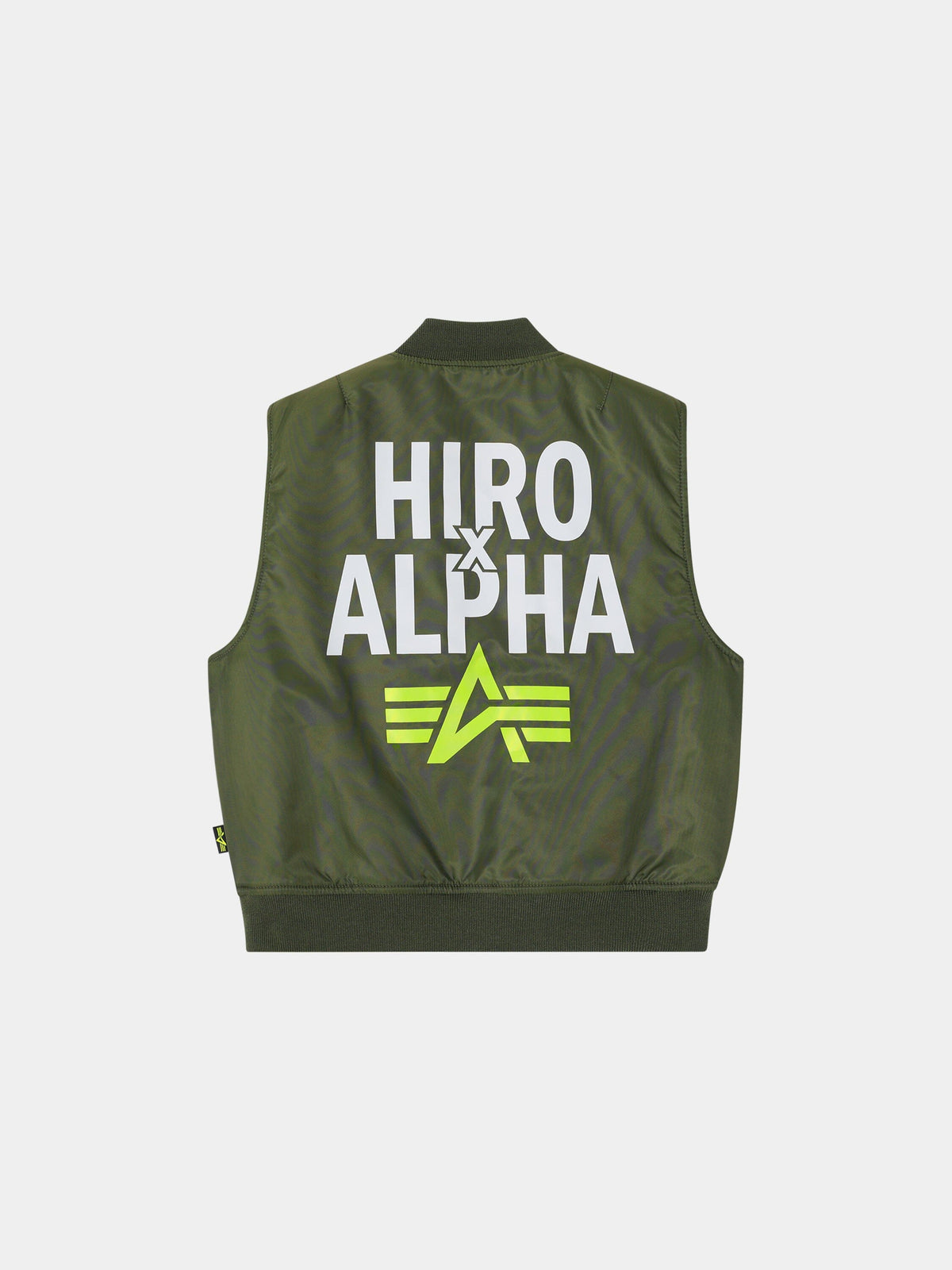 Hiro x Alpha YOUTH REVERSIBLE VEST - Khaki 5