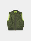 Hiro x Alpha YOUTH REVERSIBLE VEST - Khaki 4