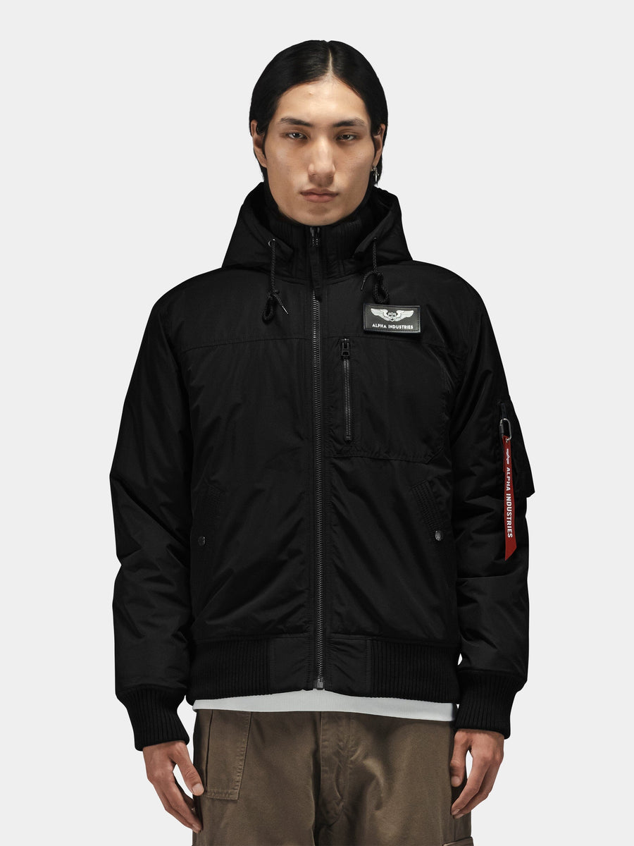 HOODED RIB FLIGHT JACKET OUTERWEAR Alpha Industries 