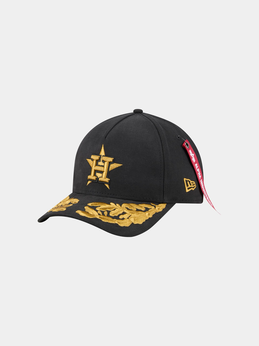HOUSTON ASTROS X ALPHA X NEW ERA 940 MC CAP ACCESSORY Alpha Industries BLACK O/S 