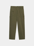 Alpha Industries Hungarian Fatigue Mod Pant in Og-107 Green cotton herringbone with straight-leg cut, button closure, front and flap pockets.