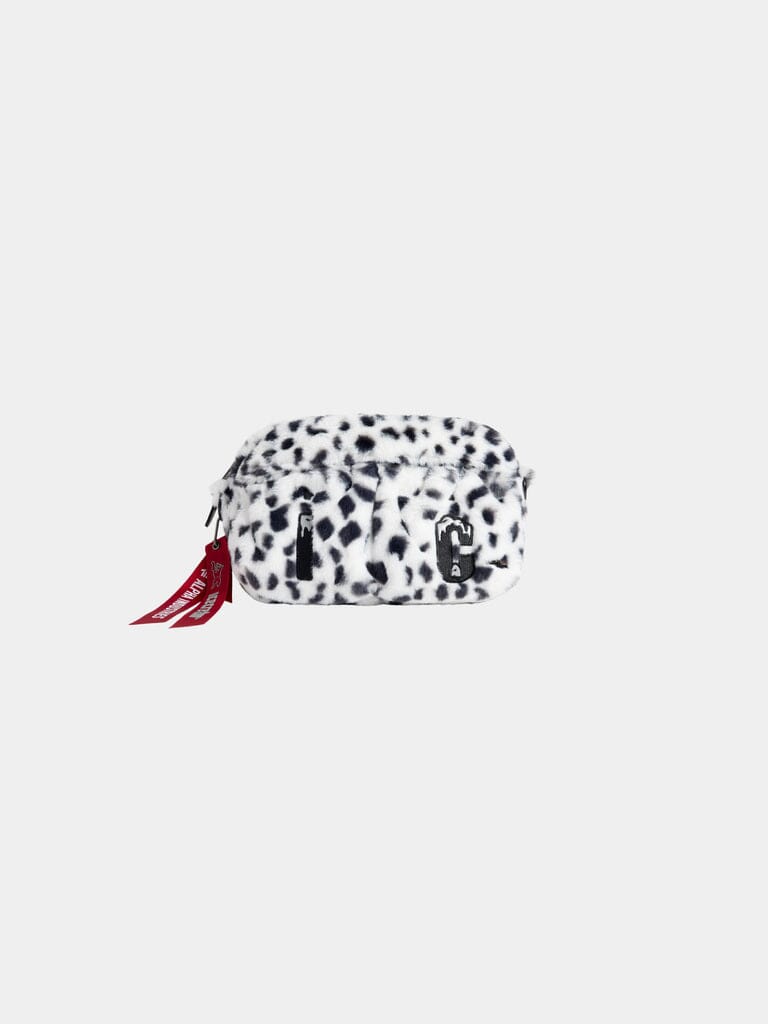 ICECREAM X ALPHA FAUX FUR MESSENGER BAG - Back