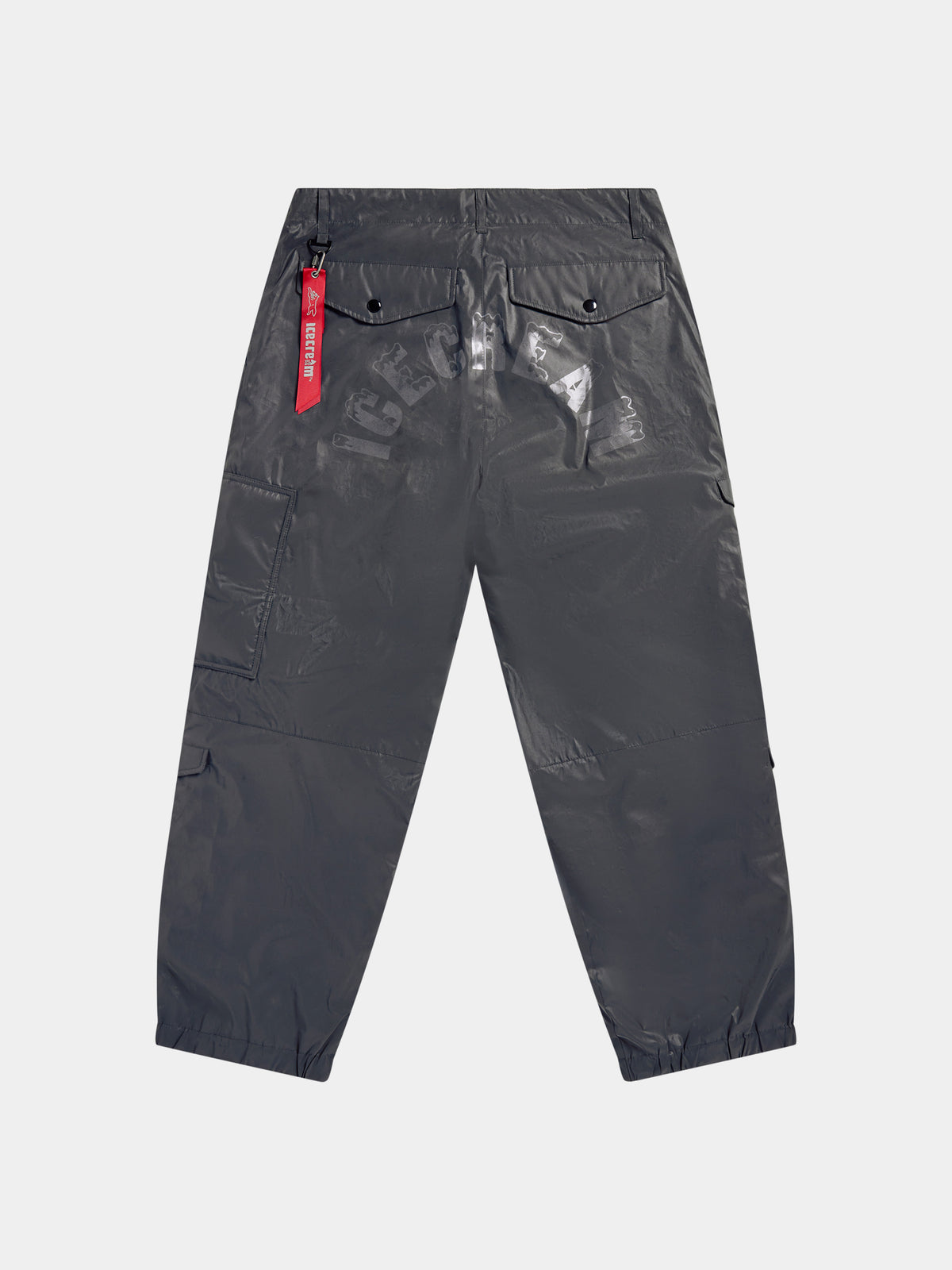 ICECREAM X ALPHA FUR PATCH PANT - Back - with flight ribbon