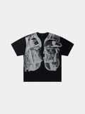 ICECREAM X ALPHA GRAPHIC TEE - Front - vest graphic