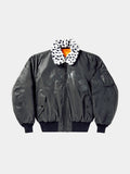 ICECREAM X ALPHA REFLECTIVE FUR COLLAR JACKET - Front - with fur collar
