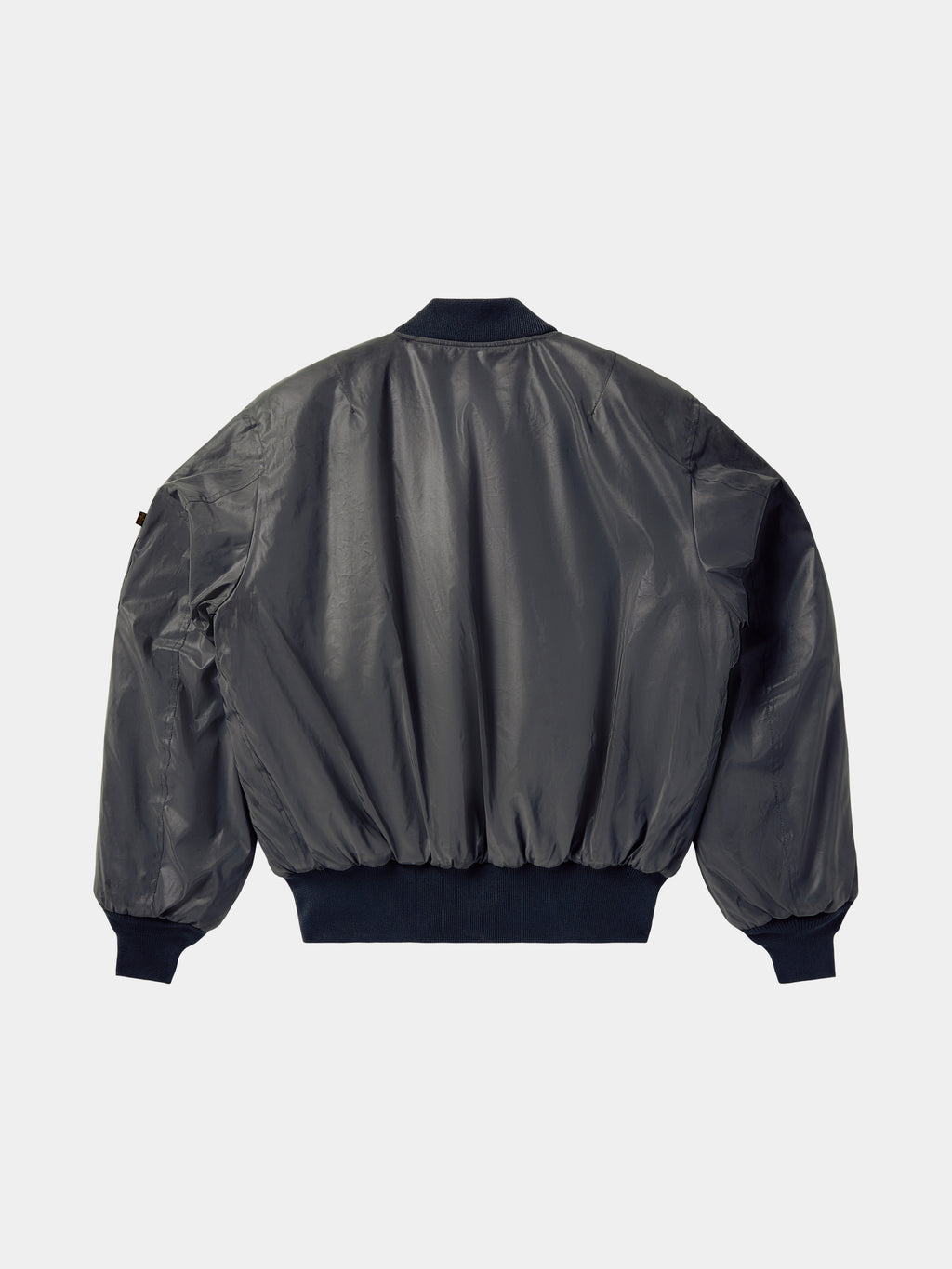 ICECREAM X ALPHA REFLECTIVE FUR COLLAR JACKET - Back - collar removed