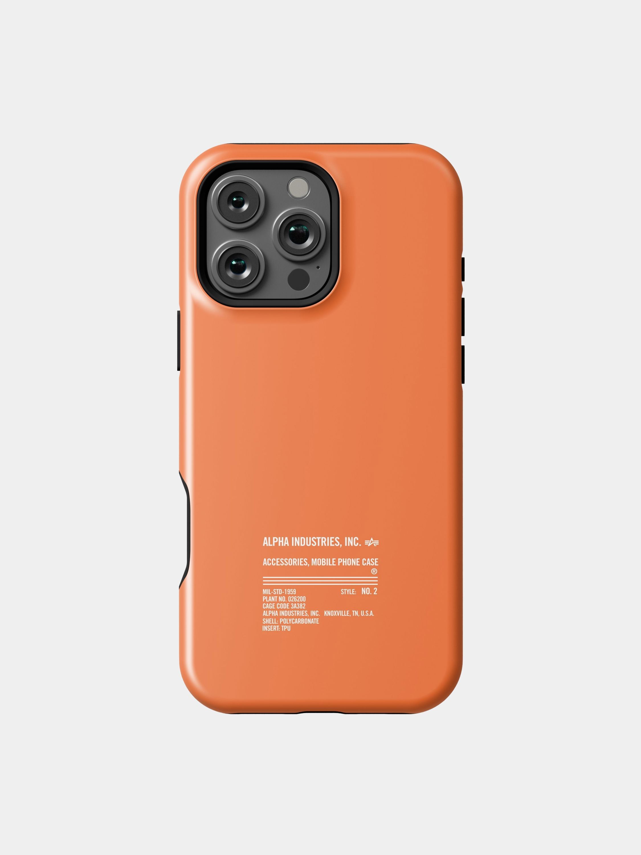 IPHONE 16 PRO MAX MAGSAFE PHONE CASE PHONE CASE Casestry EMERGENCY ORANGE MAGSAFE MATTE TOUGH 