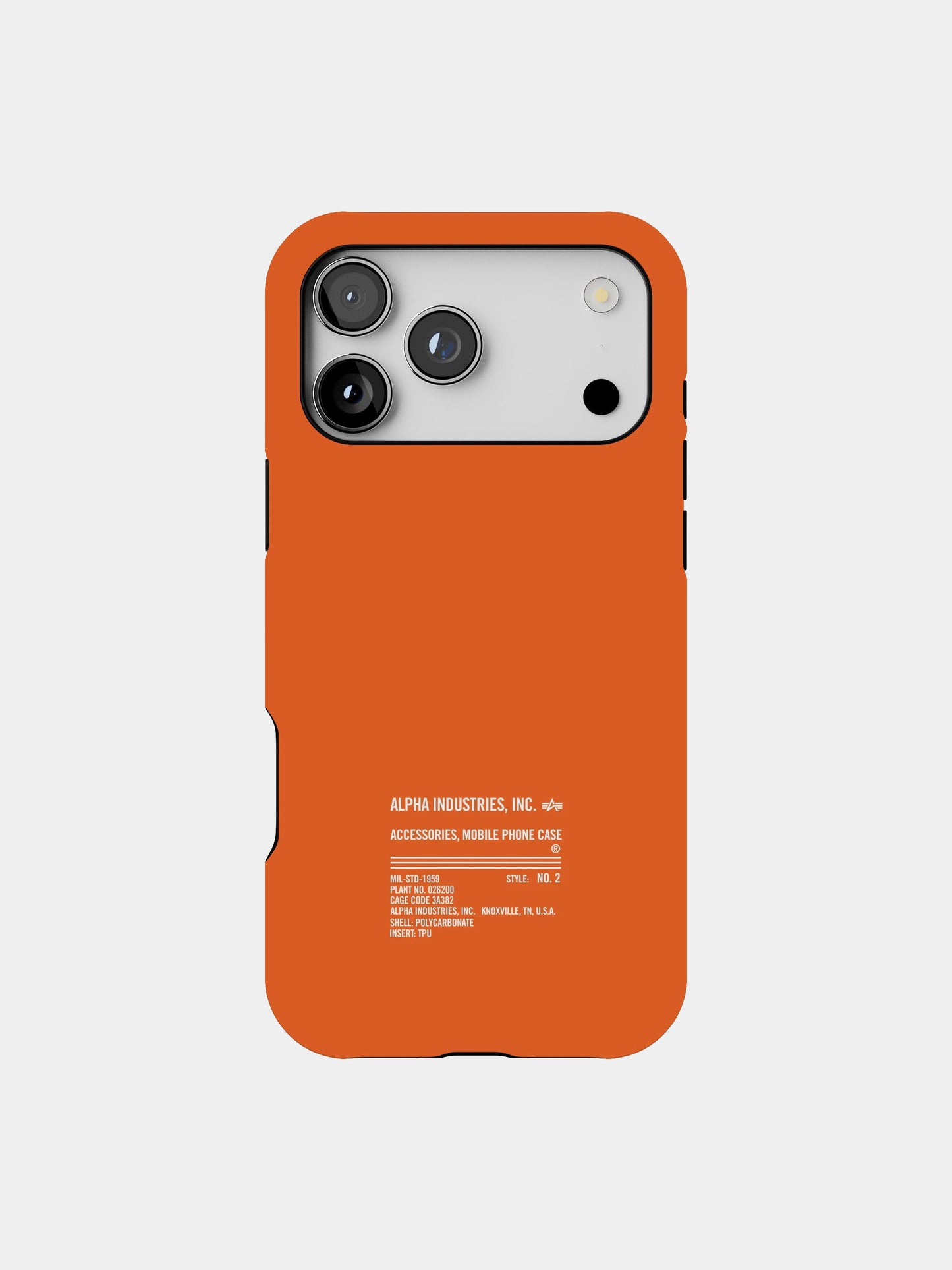 IPHONE 17 PRO MAX X ALPHA INDUSTRIES PHONE CASE Casestry EMERGENCY ORANGE MAGSAFE MATTE TOUGH 