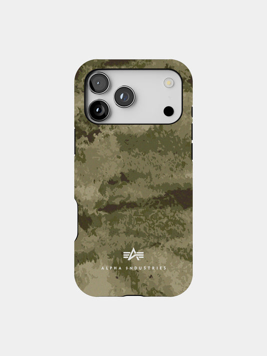 IPHONE 17 PRO MAX X ALPHA INDUSTRIES PHONE CASE Casestry WOODLAND CAMO MAGSAFE MATTE TOUGH 