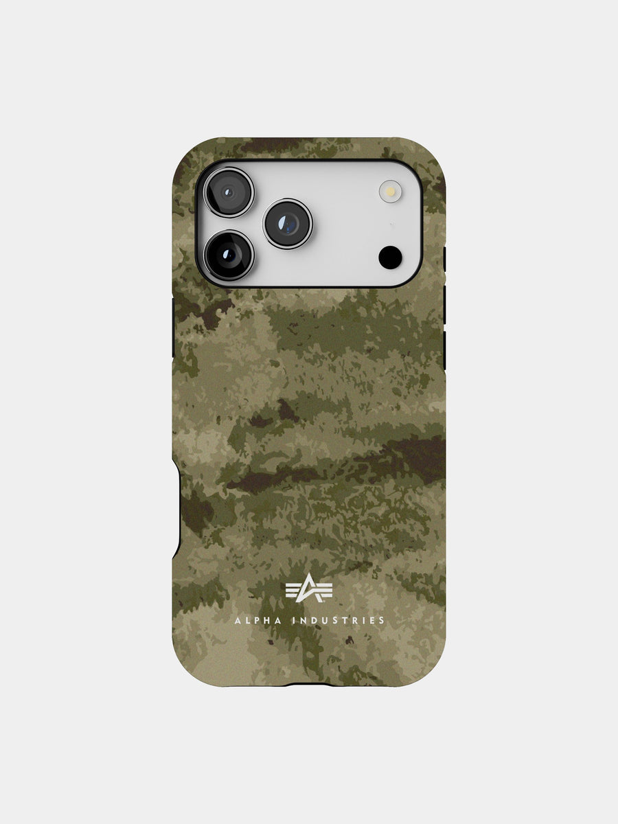 IPHONE 17 PRO MAX X ALPHA INDUSTRIES PHONE CASE Casestry WOODLAND CAMO MAGSAFE MATTE TOUGH 
