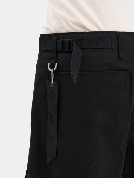 JIYONG KIM X ALPHA CURVED MULTI-POCKET TROUSERS BOTTOM Alpha Industries / JIYONGKIM 