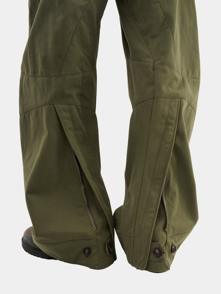 JIYONG KIM X ALPHA CURVED MULTI-POCKET TROUSERS BOTTOM Alpha Industries / JIYONGKIM 